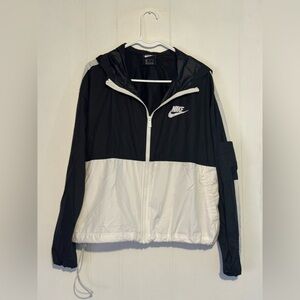 Nike Black Mesh Zip-up Jacket XL